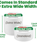 Heavy Duty Window Weather Sealing Tape Kicks Those Nasty Drafts Straight Out Of Your Home Seals Window Air Conditioner Gaps Tight. 2 and 4 inch rolls.