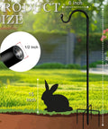 Shepherds Hooks For Outdoor 42 Inch Garden Bird Feeder Pole With Five Prongs Base Adjustable For Hanging Flower Baskets
