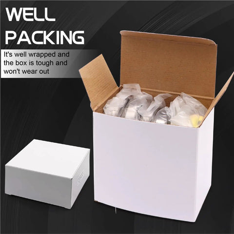 Open box displaying Four Set L44643 Beefy Bearing Kit For 1 Inch Trailer Axle Wheel Hub with packaging details