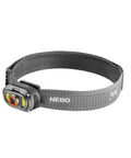 Mycro 900 Lumen Headlamp With Turbo Mode Seven Light Modes White And Red Beams Spot Plus Flood Coverage USB C Rechargeable