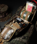 Everlit Emergency Trauma Kit IFAK with CAT GEN-7 tourniquet and 36-inch splint in camo tactical bag