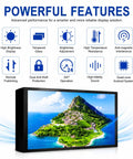 Commercial Outdoor Wall Mount Digital Display Screen 21 Inch IP65 Waterproof Advertising Signage With Security Lock features overview.