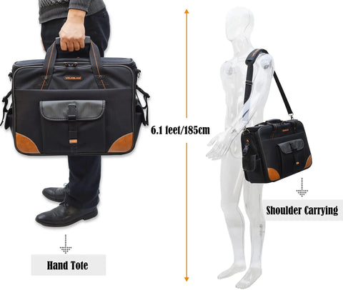 88 Pocket Electrician Tool Bag With 3 Large Compartments And 35L Capacity, Padded 17 Inch Laptop Sleeve, Built For Electricians, Technicians, HVAC Pros And Mobile Techs Who Need Serious Organization