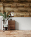 Room with Peel And Stick Vinyl Flooring Roll 24In X 393In White Wood Planks, 64 Sq Ft Waterproof Self Adhesive Floor Covering