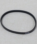 Top Notch 8439-01 Serpentine Drive Belt Replacement For Turbo Cat EX Series Vacuum Power Nozzle round black belt on fabric surface.