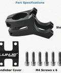 Dope Universal 31.8mm 45mm Bike Stem For Mountain Road And BMX Builds A Compact Center To Center Aluminum CNC Machined 6061