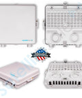 Weatherproof Workhorse Junction Box Heavy Duty Enclosure 12x12x3 Inches UV Rated Thermoplastic Alloy Made In USA For Cable Installations Outdoor