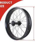 Fat Tire Front And Rear Wheelset For 20 24 26 Inch Bikes 4 Inch Wide Bead Grippy Beefy Snow Beach E Bike Disc Brake Quick Release
