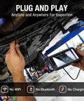 Using USB C Endoscope Camera With Light For IPhone Android And More 10 Foot Flexible Waterproof Borescope under car inspection.