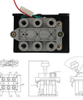 Beefy Dump Truck Proportional Hydraulic Control Valve With PTO Switch And Warning Light Aluminum Body Diagrams