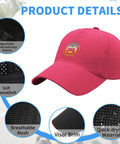 Cool Uncle Club Baseball Cap For Men Like A Dad But Cooler EST 2026 Adjustable Baseball Hat with breathable mesh and quick-drying material.