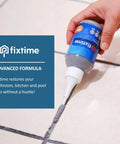 Premixed Fast Dry Gray Silicone Tile Repair Kit With Caulk Filler And Sealer For Cracked Bathroom Kitchen And Floor Tiles 225g 8 Oz DIY Friendly For Gaps And Water Leaks