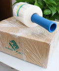 Mini Clear Stretch Wrap Film 5 Inch By 1000 Feet 4 Pack With Easy Grip Handle 80 Gauge Heavy Duty Pallet Wrap on box