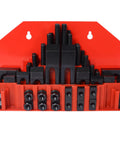 58-Piece T-Slot Clamping Kit For Mills And Machinists Includes Cleaner And Tightening Wrench Fits 5/8 Table Slot And 1/2-13 Stud