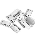 30 Pack 1 Inch Stainless Steel Mini Hinges With Screws For Wooden Boxes Cabinets And Drawers Ideal For DIY Projects Rust Resistant Durable Hardware