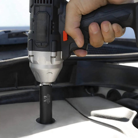 Using Three-Eighths Inch Drive Impact Socket Set, 6-Point SAE Standard And Deep Sockets, Cr-V Steel, 20-Piece for repairs