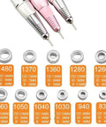 Carbon Brush Micromotor Handpiece Ball Bearing Kit For Electric Nail Drill Hybrid Wear Resistant Anti Rust Sealing Set For 102 102L 105L 120 H120 107 II 10 Pcs 1.5x4x2, assorted bearing sizes