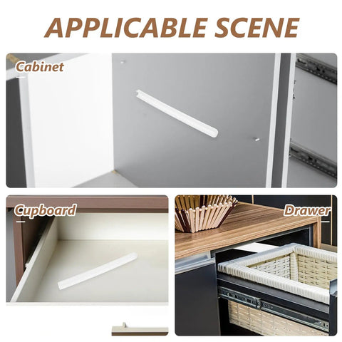 Heavy Duty 7.28 Inch Drawer Slides Cabinet Rails With Accessories Built Tough Quiet Silky Smooth Glide For Kitchen Cabinets Dressers TV Cupboards Heavy Load Support And Minimal Noise installed in cabinet, cupboard, and drawer