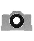 SCS8UU 8mm Linear Ball Bearing Slide Bushing For 3D Printer Parts showing smooth aluminum bushing with black bearing.