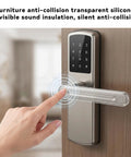 Clear Silicone Furniture Wall Protectors And Chair Guards To Dodge Nasty Scrapes Heavy Duty Rubber Bumpers with invisible sound insulation.