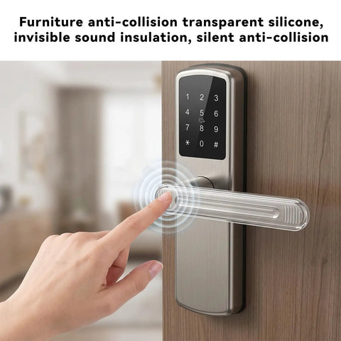 Clear Silicone Furniture Wall Protectors And Chair Guards To Dodge Nasty Scrapes Heavy Duty Rubber Bumpers with invisible sound insulation.