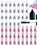 Self Service Emergency Tire Repair Kit with 60 rubber nail plugs, screwdriver, and tubeless tire plug set for cars and motorcycles