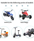 Beefy 72V 3000W Brushless Motor Kit With 80A Controller For Go Karts Electric Scooters And Motorcycles shown for various models
