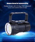 Beast Mode Dive Light 18000 Lumen Diving Flashlight Waterproof IPX8 For Scuba And Night Dives, Submersible Underwater LED Torch