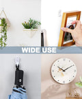 50 Piece Picture Hanger Kit With Heavy Duty Hooks For Stucco Concrete And Hard Walls No Drilling Needed Invisible Nails 25 Lb Load in Use