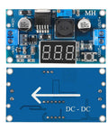 Five Pack Digital Display Buck Converter Kit With LED Voltmeter, Adjustable 4.0 To 40V In, 1.25 To 37V Out, high efficiency.