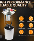 Ford Front And Rear Fuel Pump Assembly For F-150 F-250 F-350 1992 1997 Drop In OE Style Fitment Replaces SP2005H SP2007H Easy Install And Reliable Fuel Delivery product image showing features in infographic style