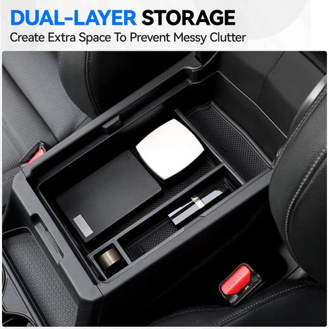 Center Console Organizer 5 Piece Set For Honda CRV 2023 2024 2025 2026 LX EX EX L Sport Hybrid with dual-layer storage