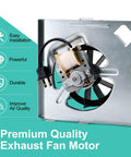 Replacement Bathroom Fan Motor Assembly For Broan 688 Series And Nutone 695 And 696 R02B R01B R03B Models with installation icons visible