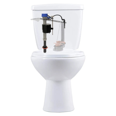 Ultra Quiet Universal Toilet Fill Valve Set For Most Toilets High Performance Tank And Bowl Water Control Easy Install