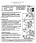 Installation instructions for Built Tough 12 Inch Black Universal Electric Radiator Fan Set detailing assembly and wiring.