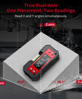 Dual Axis Digital Angle Finder With Magnetic Base For Woodworking And Table Saw Setup on block reading angles