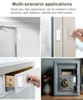 Wireless Glass Break Detector With App Alerts And WiFi Door Sensor Adjustable Sensitivity For Alarm Systems And Smart Home Automation Real Time Smartphone Alerts Easy Window Security Sensor To Shield Your Home 1 Pack installed on doors, windows and cabinet