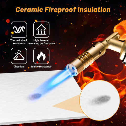 High Temperature Ceramic Fiber Gasket Paper Sheets Measuring 11 By 12 Inches And One Eighth Inch Thick Ideal For Insulation In Stoves Furnaces And Fireplaces This 15 Pack White Set Keeps Gaskets Sealing Tight And Safe UCandy with flame resistance