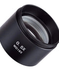 0.5X Barlow Lens For Stereo Industrial Microscopes 48mm Mount Doubles Working Distance And Field Of View Dope Upgrade For VS-1F Through VS-9F Series Easy Install black 48mm threaded lens