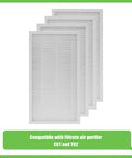 F1 Replacement Filter For Filtrete C01 T02 Room Air Purifier FAPC01F1 FAPT02F1 True HEPA H11 Allergen Reduction 95 Percent 4 Pack