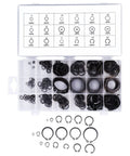 300 Piece Snap Ring Retaining Fastener Hardware Kit For Machines And Vehicles With Easy Open End Install, Mixed Sizes