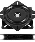 Beefy Heavy Duty 7 Inch Bar Stool Swivel Plates Set Of 3 Replacement Seat Base Mount Plates For Stools And Chairs Durable Cold Rolled Steel Black Finish Built To Handle Heavy Use With Smooth Spin And Easy Install