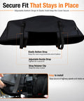 Super Durable Waterproof Winch Cover With Zipper showcasing adjustable straps for secure fit on electric winches.