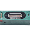 Noteflora Steel Bar for spirit Level 200mm 0.02mm Resolution Machinist Tool top view with bubble vials and textured green surface.