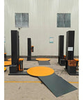 Automatic Pallet Stretch Wrapping Machine With Advanced Plc Interface engineered for heavy duty use, showcasing efficient wrapping stations.