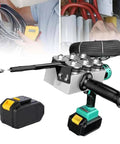 Pro Grade Brushless Electrician Wire Puller And Cable Threader with LED work light and lithium battery for tight conduits.