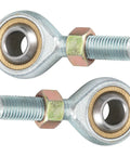 M10 Beefy Heavy Duty Rod End Bearing 10mm Bore Left Right Hand Thread Self Lubricating Ball Joint Heim Joint With Jam Nuts For ATV Quad Buggy Go Kart Drift Trike Golf Cart 4 Wheelers, pair