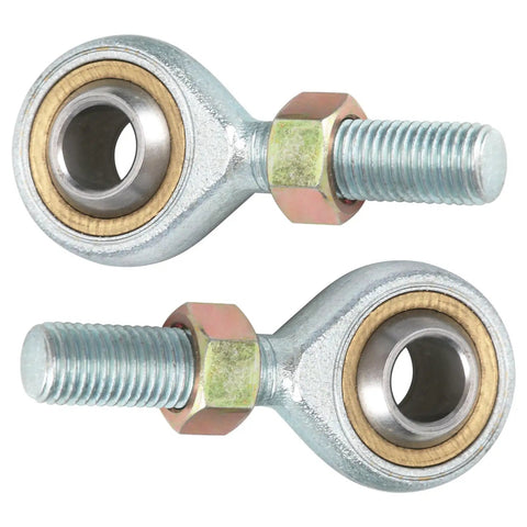 M10 Beefy Heavy Duty Rod End Bearing 10mm Bore Left Right Hand Thread Self Lubricating Ball Joint Heim Joint With Jam Nuts For ATV Quad Buggy Go Kart Drift Trike Golf Cart 4 Wheelers, pair