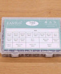 780 Piece Stainless Steel Sheet Metal Screws Assortment Kit Pan Head Self Tapping Screws In Sizes 4 6 8 10 plastic case