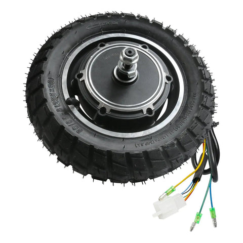 Level Up Your Roll With This 48V 350W Brushless Hub Motor Wheel For Electric Scooter Or Mini Bike Featuring 10X2.5 Inch Tires heavy-duty design close-up